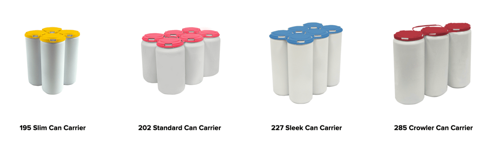 Some of PakTech's Can Carriers