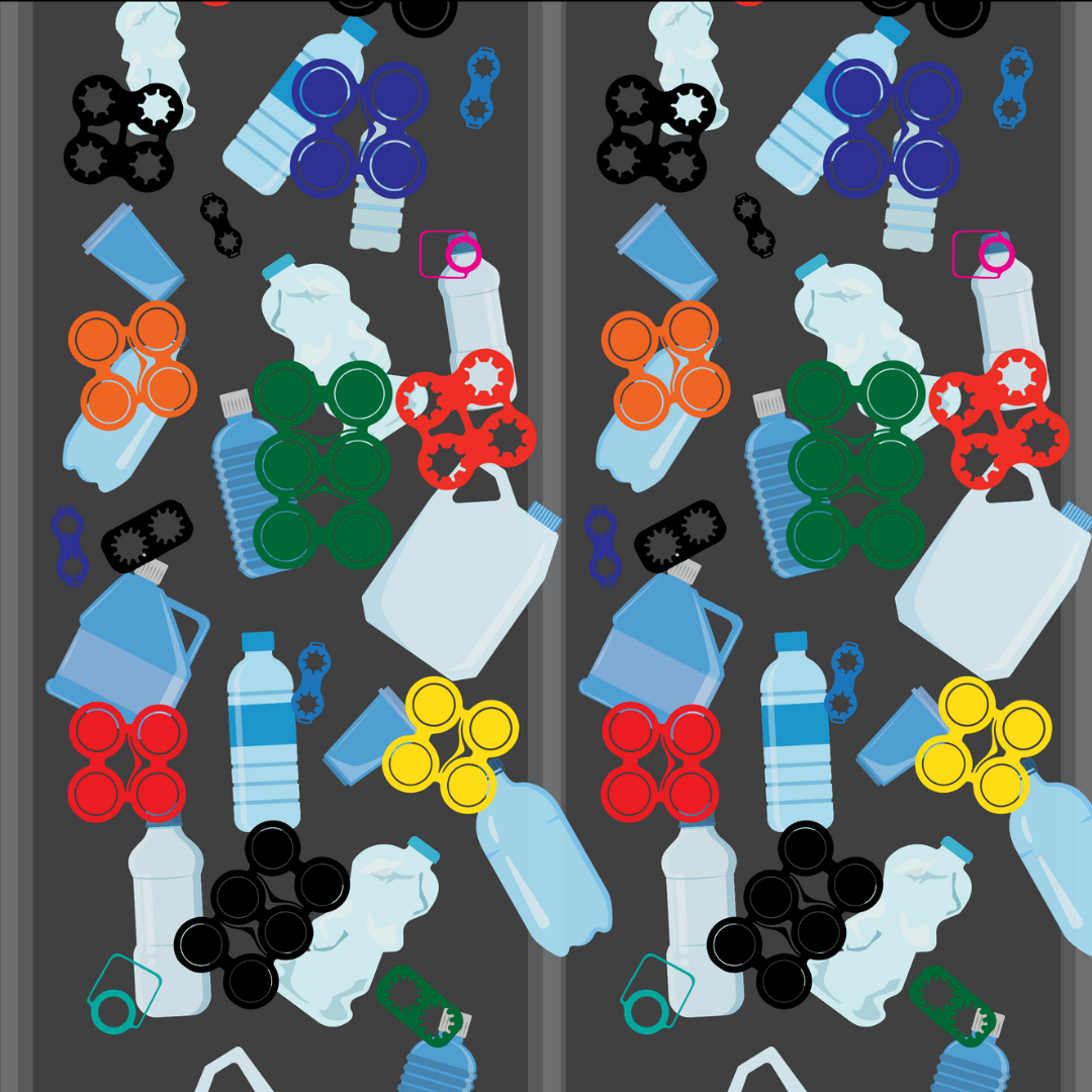 illustration of paktechs being sorted at mrf